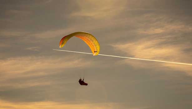 Paragliding beim Cochem Jung